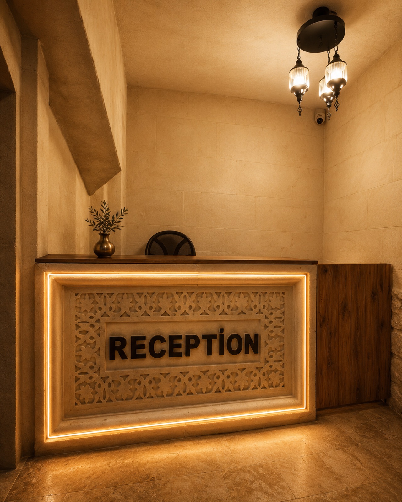 Kasr-ı Cihan Otel resepsiyon